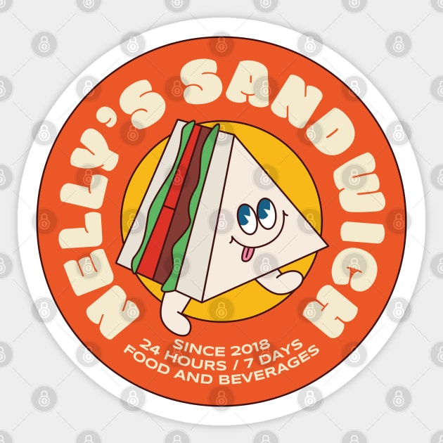 Nelly's sandwich sticker Sticker by Stellart